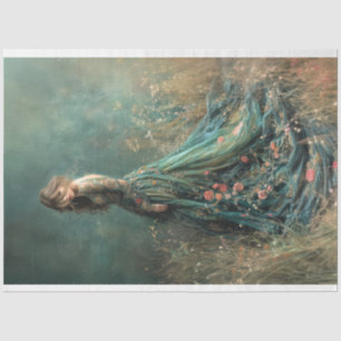 Field of Dreams Portrait Lady Art Tissue Paper