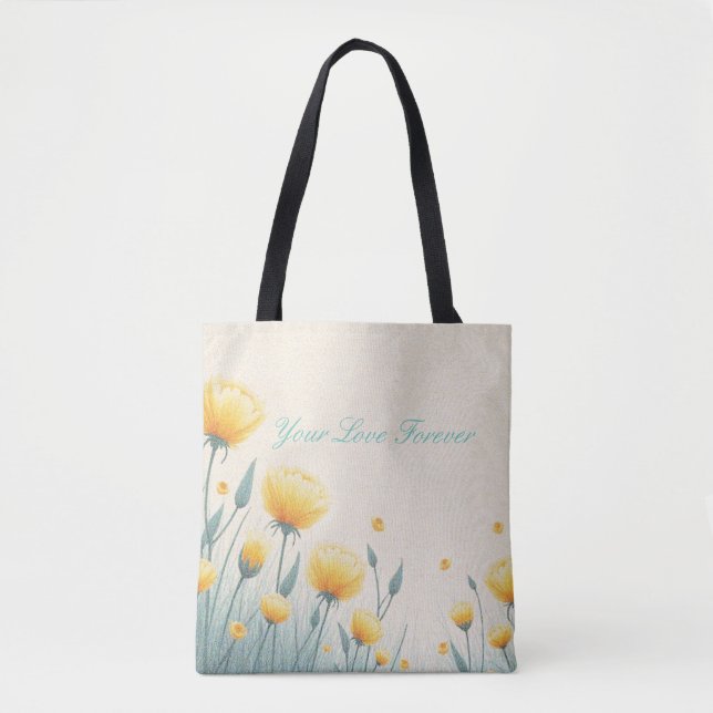 Field of Endless Love Tote Bag (Front)