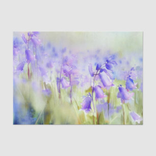 Field of Flowers-Bluebell (C) Watercolor  Tissue Paper