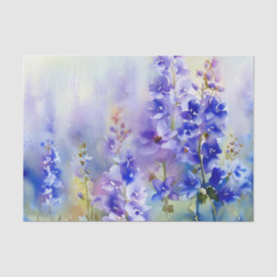 Field of Flowers-Delphinium (D) Watercolor  Tissue Paper