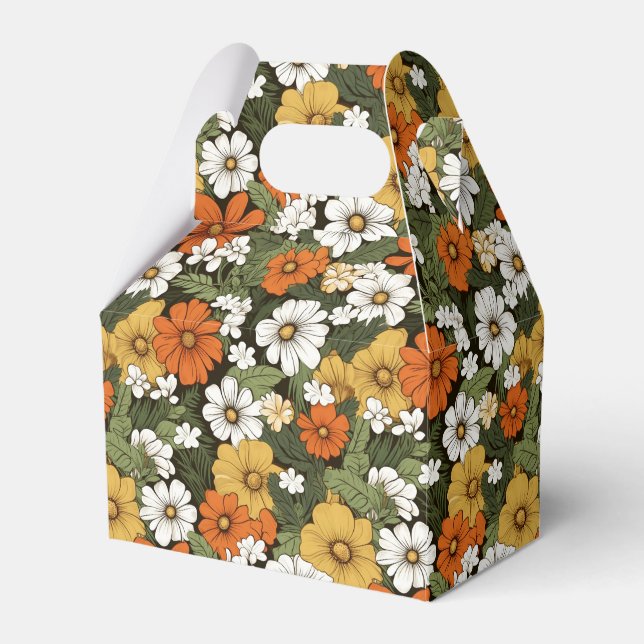 Field of Flowers Favor Box (Front Side)