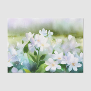 Field of Flowers-Jasmine (D) Watercolor  Tissue Paper