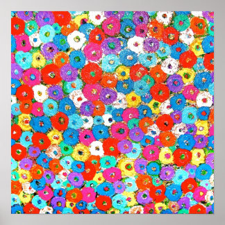 Field of Flowers Poster
