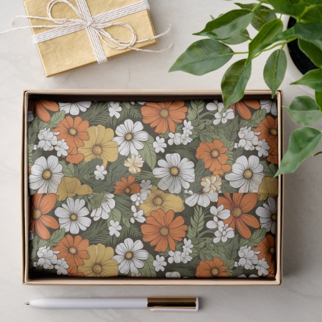 Field of Flowers Tissue Paper (Gift)