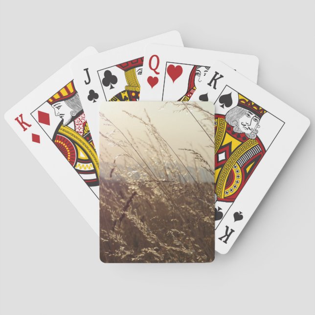 Field of Gold Playing Cards (Back)