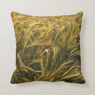 Field of Grain Throw Pillow