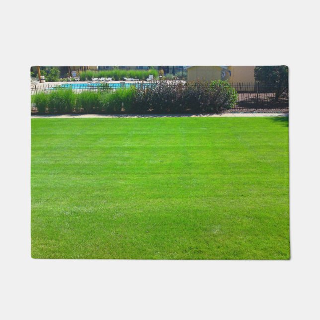 Field of Grass Door Mat (Front)