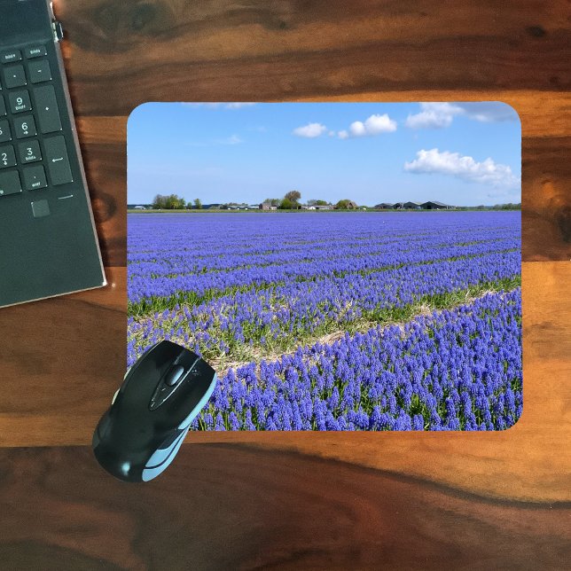 Field of Hyacinths Mouse Pad (Creator Uploaded)