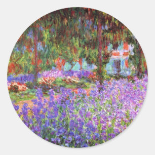Field of Lavender Flowers, Claude Monet Stickers
