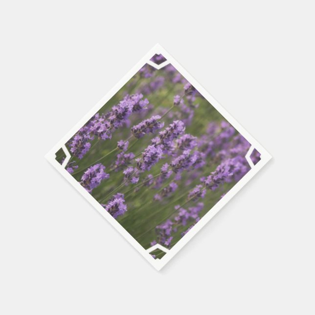 Field of Lavender Napkin (Corner)