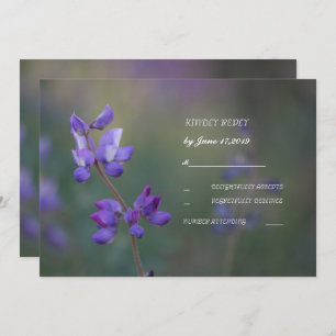 Field of Lupine RSVP Invitation