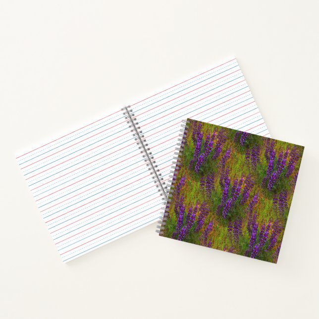 Field of Lupines...... Notebook (Inside)