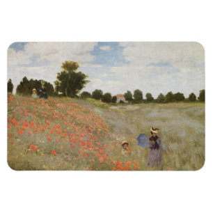 Field of Poppies Claude Monet Magnet