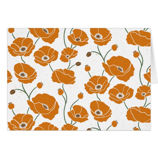 Field of Poppies orange (Front Horizontal)