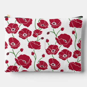 Field of Poppies red Accessory Pouch
