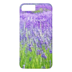 Field of Purple Lavender Flowers Personalized iPhone 8 Plus/7 Plus Case