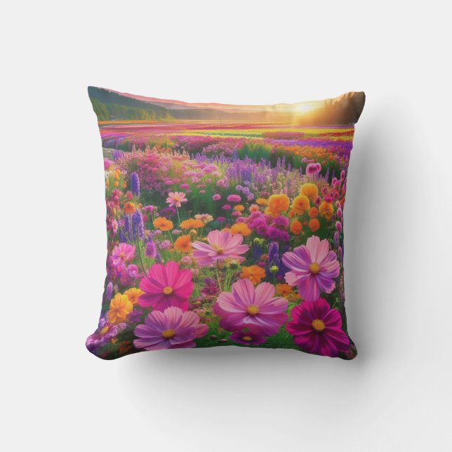 Field of Radiance Outdoor Pillow (Front)