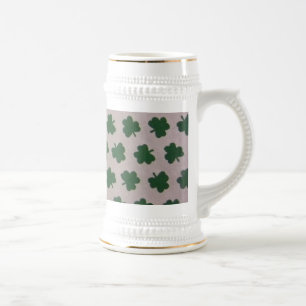 Field of Shamrocks Beer Stein