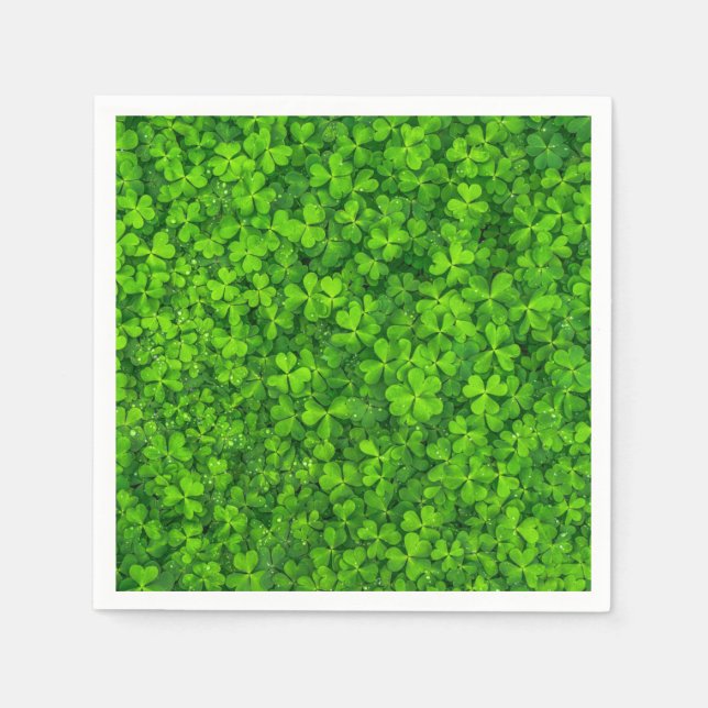 Field of Shamrocks Napkin (Front)