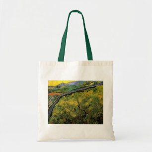 Field of Spring Wheat, Sunrise by Vincent van Gogh Tote Bag