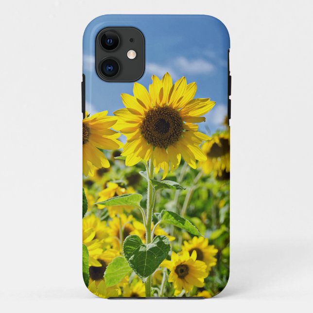 Field of Sunflowers Case-Mate iPhone Case (Back)