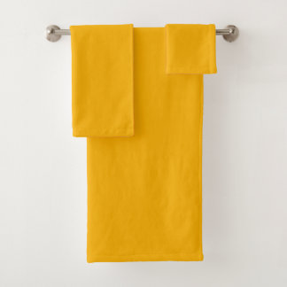 Field of Sunflowers Golden Sunrise / Gold Bath Towel Set