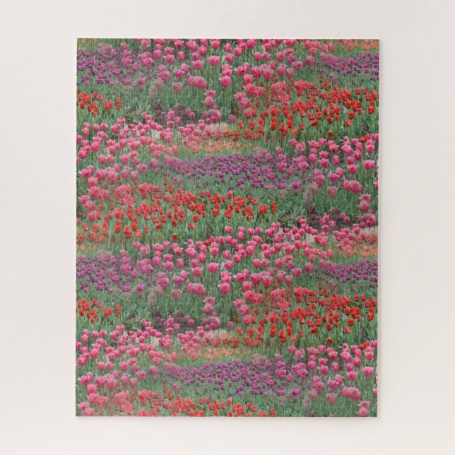 Field Of Tulips Jigsaw Puzzle (Vertical)