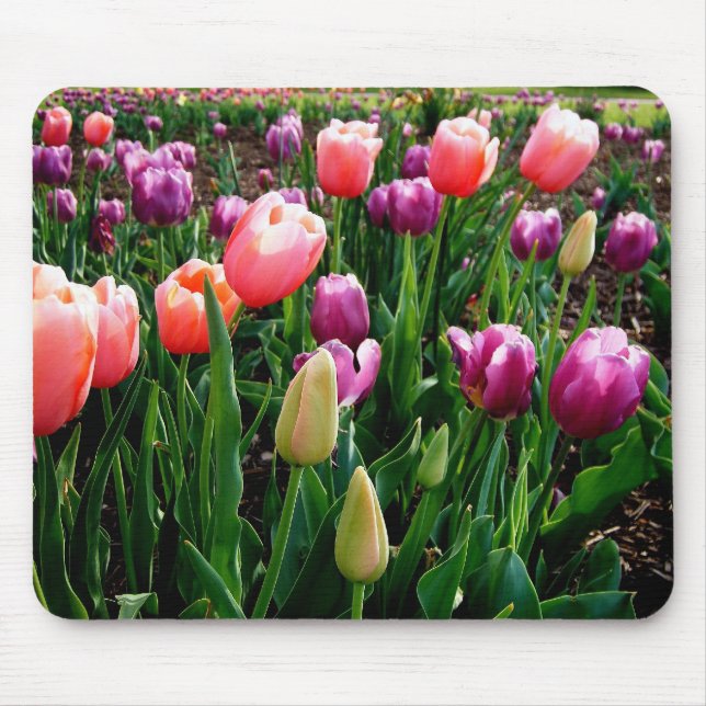 Field of Tulips Mouse Pad (Front)