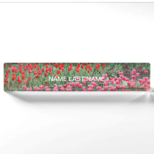 Field Of Tulips Nameplate