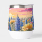 Field of Wildflowers at Sunset