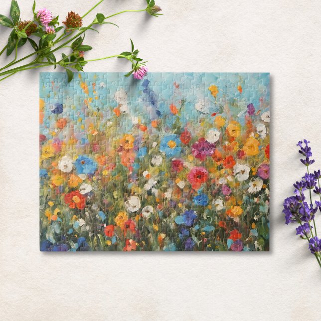 Field of Wildflowers Jigsaw Puzzle (Creator Uploaded)