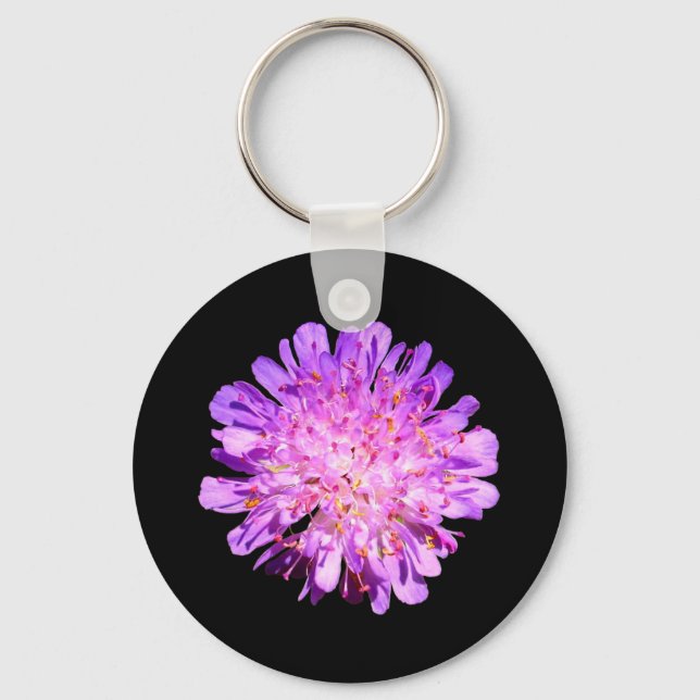 Field Scabious Key Ring (Front)