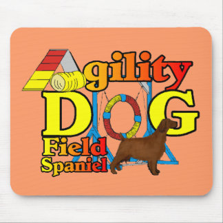 Field Spaniel Agility Mouse Pad