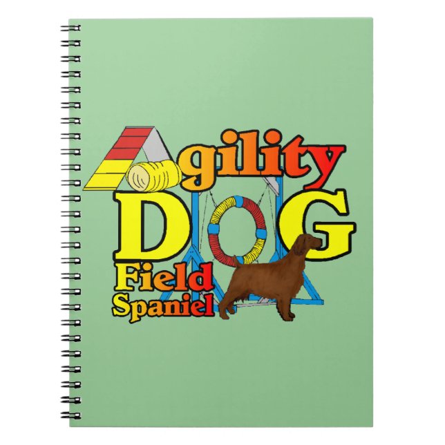 Field Spaniel Agility Notebook (Front)