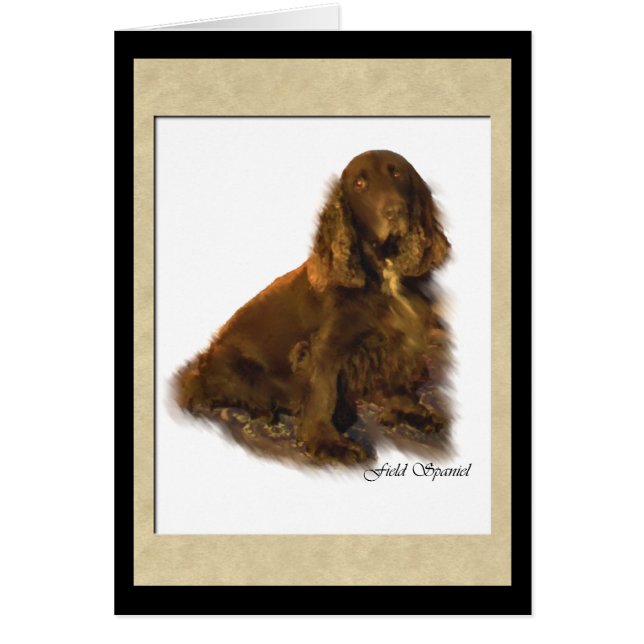 Field Spaniel Art Gifts (Front)