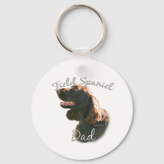Field Spaniel Dad 2 Keychain