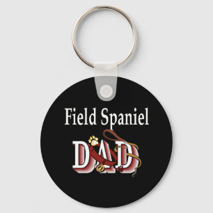 Field Spaniel dad Keychain
