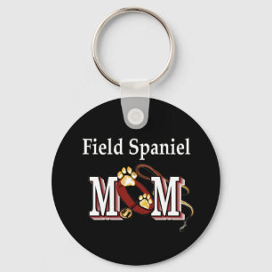 Field Spaniel Mom Gifts Keychain