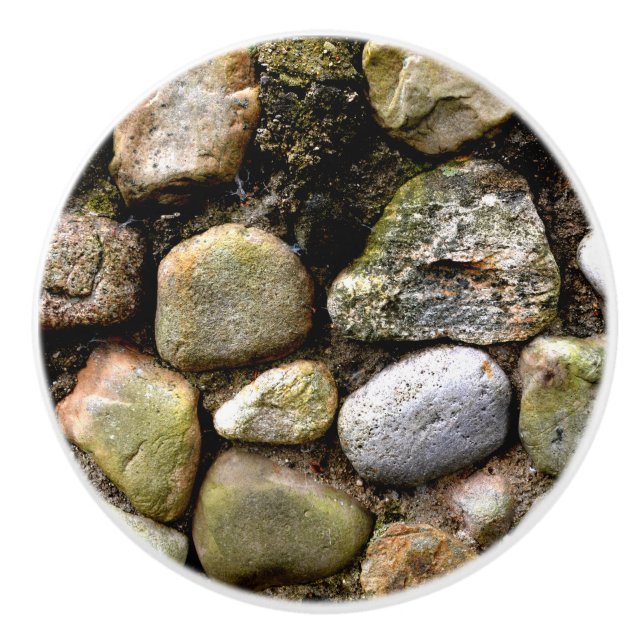 Field Stone Ceramic Knob (Front)