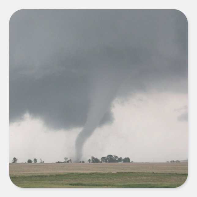 Field Tornado Square Sticker (Front)