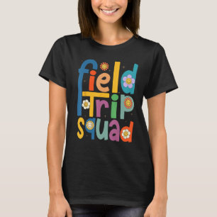 Field Trip Squad Groovy Retro Field Day 2023 Teach T-Shirt