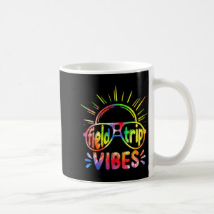 Field Trip Vibes Sunglasses Tie Dye Field Day Coffee Mug