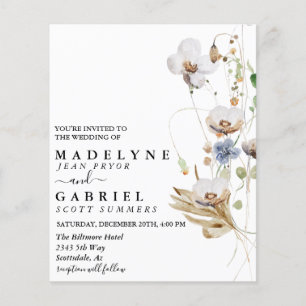 Field Wild Flower Watercolor 