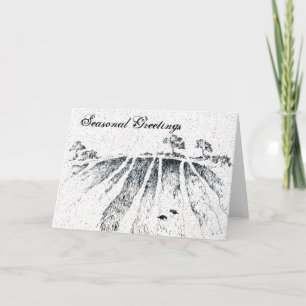 Field with Crows by Alexandra Cook aka Linandara Holiday Card