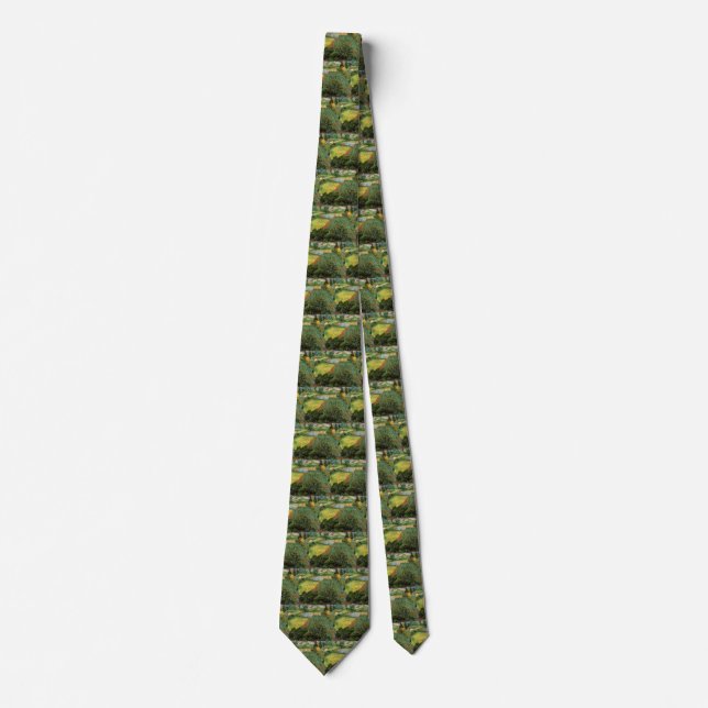 Field with Poppies by Vincent van Gogh Tie (Front)