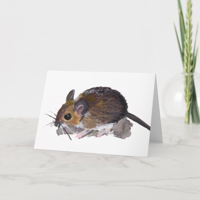 Fieldmouse Holiday Card (Front)