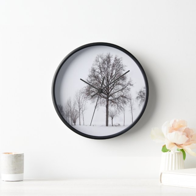 Fields Around Scalenghe | Piedmont, Italy Clock (Home)