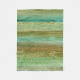 Fields in Spring I Fleece Blanket