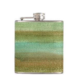 Fields in Spring I Hip Flask