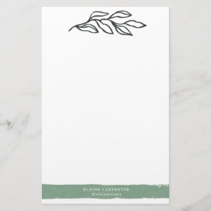 Fields of Dreams   Personalized Stationery Paper